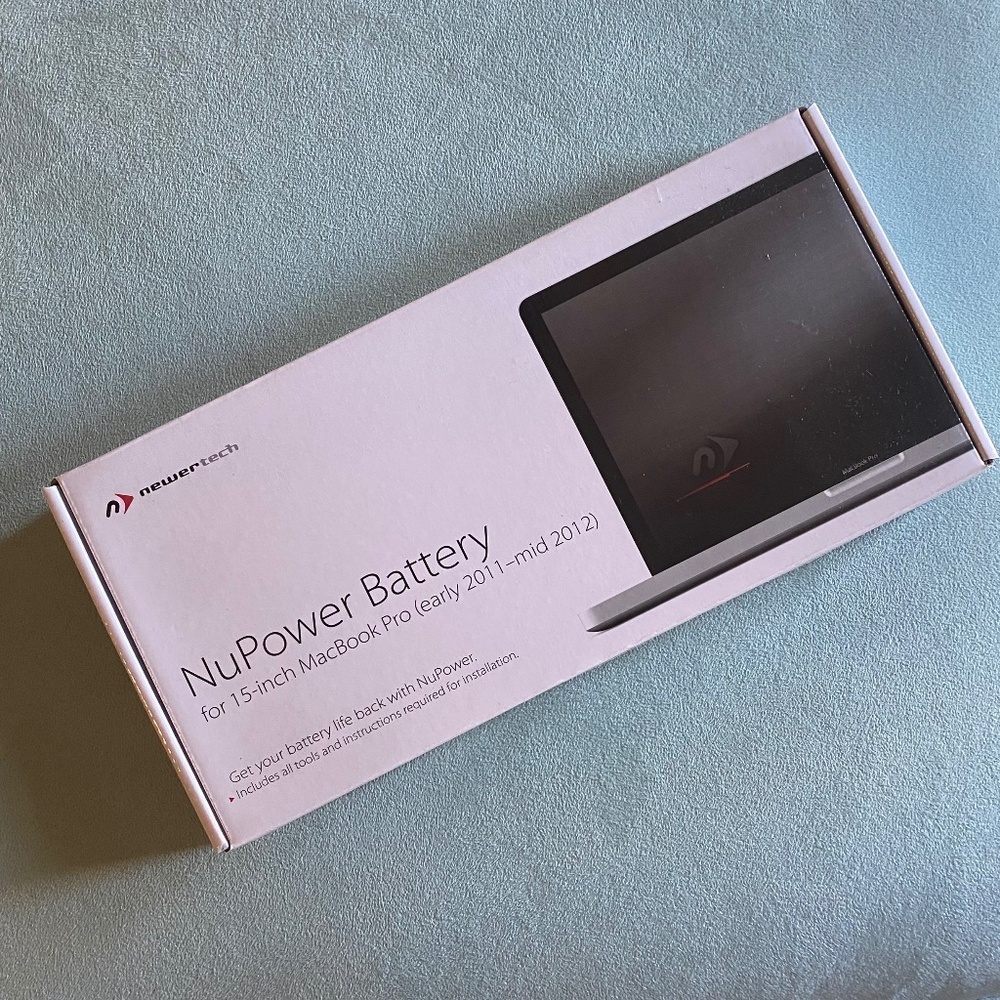 NewerTech NuPower Battery for 15" MacBook Pro (early 2011-mid-2012)